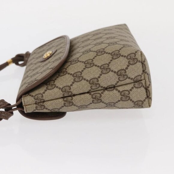 GUCCI GG Supreme Shoulder Bag PVC Beige Gold - Picture 3 of 16